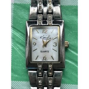 Kim Rogers Silver Tone MOP Dial Womens Quartz Watch